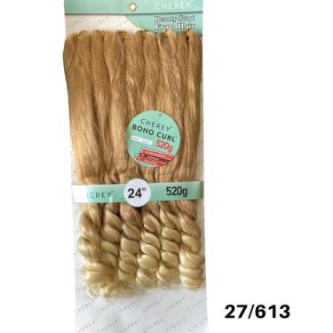 Imagem de Cabelo Para Trança Com Cachos Boho Curl Pacotão 520g Cherey - bbless, 