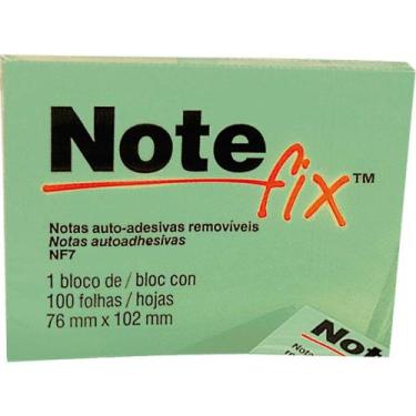 Imagem de Bloco De Recado Autoadesivo Notefix 100F.76Mmx102Mm Verde - GNA - 3M