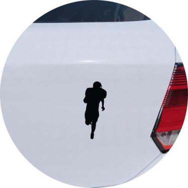 Imagem de Adesivo de Carro Jogador de Futebol Americano - Cor Preto - Melhor Ade