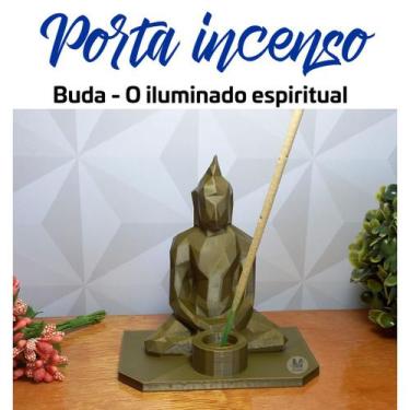 Imagem de Porta incenso Poly Buddha - Buda Incensário - Mad Maker, Dourado