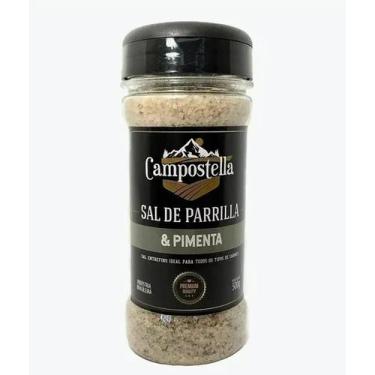 Imagem de Sal De Parrilla E Pimenta Para Churrasco 500g Campostella