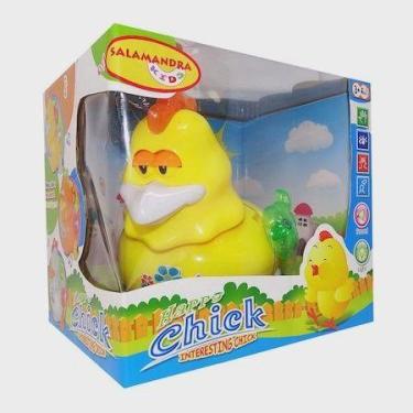 Imagem de Brinquedo Interativo Galo Infantil Musical Com Luzes Bate E Volta. Bri
