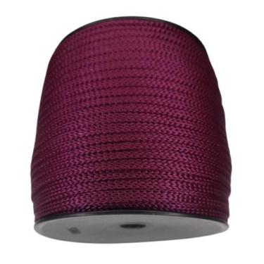 Imagem de Cordão Fio Náutico Pp Rabo De Rato 5mm Vinho (100 Metros) - Polyatex