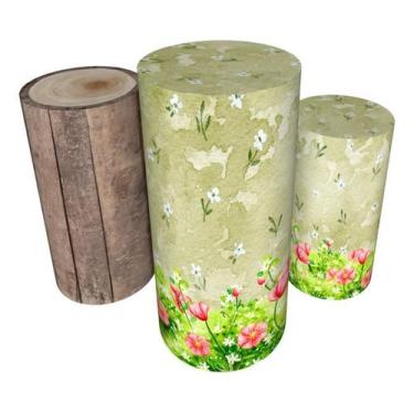 Imagem de Trio Capas De Cilindro C/ Elástico Casa De Boneca - Fadrix