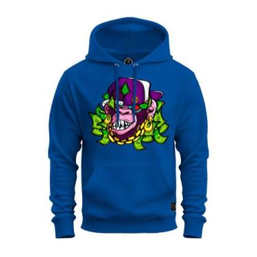 Imagem de Moletom Premium Unissex Algodão Confortável Estampado Macaco Bolado - 