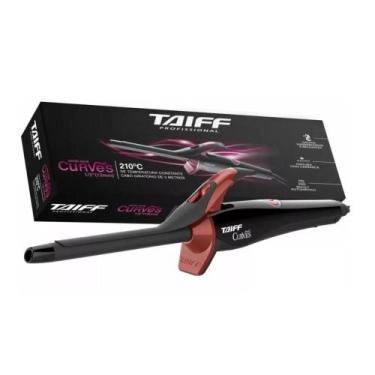 Imagem de Modelador Taiff Curves 13mm 1/2 210c Bivolt, Preto e Bordô, 13mm, Bivo