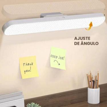 Imagem de Luminária Led Bastão Sem Fio Bancada Com Suporte Magnético Multifuncio
