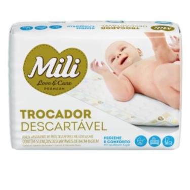 Imagem de TROCADOR Descartável (Lençol Absorvente) MILI Love & Care   1 Pacote c