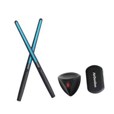 Imagem de menolana Bateria Eletrônica Air Drum com Acessórios para Adultos e Entusiastas da Música, Conversor 1 Pedais