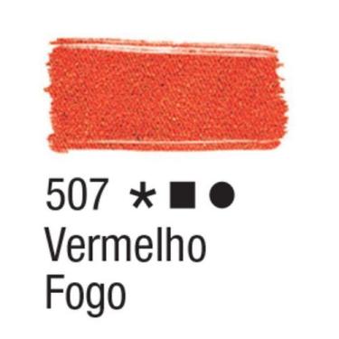 Imagem de Tinta para Tecido Fosca 120ml Acrilex, VERMELHO FOGO