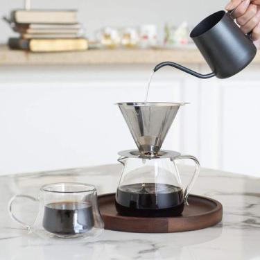 Imagem de Filtro De Café Coador Inox 102 Grande Reutilizável - Nexus Market