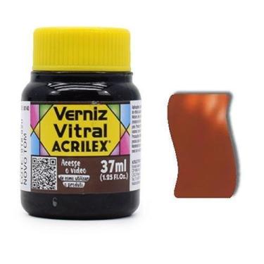 Imagem de Verniz Vitral Acrilex 37ml, 531 - MARROM