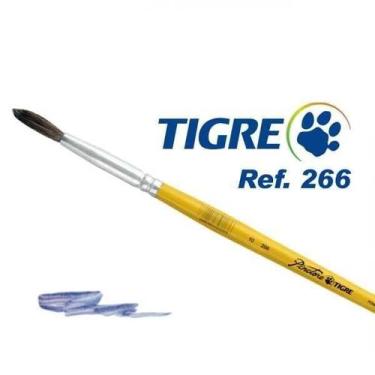 Imagem de Pincel Tigre 266 - Redondo Pelo de Pônei, 06