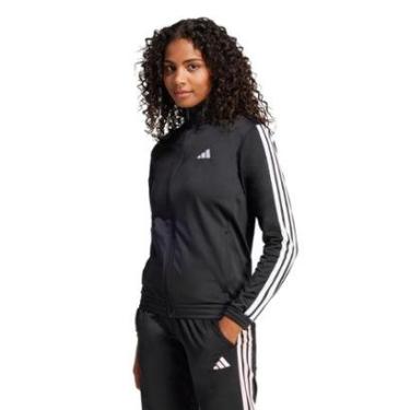 Imagem de Jaqueta Adidas Tricot Três Listras Feminina-Feminino