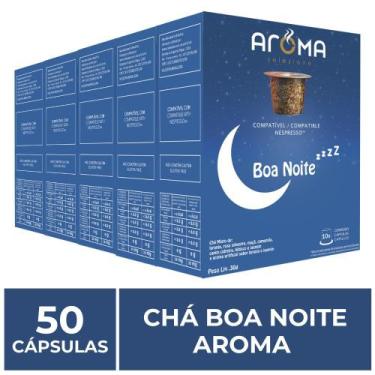 Imagem de 50 Cápsulas Para Nespresso, Chá Boa Noite, Aroma