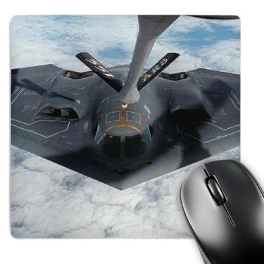 Imagem de 3dRose Stealth Fighter Jet - Mouse pad 8 x 8 polegadas (mp_214286_1)