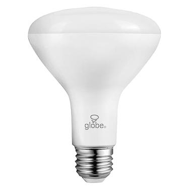 Imagem de Globe Electric Wi-Fi Smart 10 Watt (equivalente a 65 W) Multicolorido Mudança RGB Branco Ajustável Lâmpada LED Fosco, Não é necessário Hub, Ativado por Voz, 2000K - 5000K, Formato BR30, Base E26, 50035