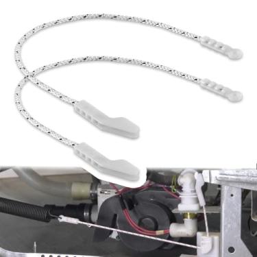 Imagem de Upgrade 2 peças AP3958767 Cabo de porta para máquina de lavar louça, polia de fricção, cabo de dobradiça de porta de substituição para máquina de lavar louça Electrolux Frigidaire Crosley Kenmore
