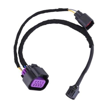 Imagem de Chicote de fiação para câmera de visão traseira compatível com Ram 1500 2500 3500 2013-2018 2013-2018 Chicote de fiação da porta traseira substitui 68189124AC 68189124AB