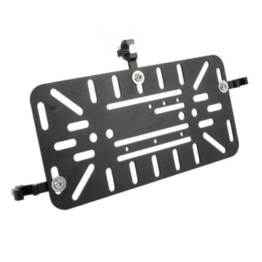 Imagem de Bolsa Lateral para Motocicleta, Suporte de Liga de Alumínio, Aparência Elegante, à Prova de Desbotamento, Armazenamento Conveniente, Suporte de Montagem para Suporte Lateral de