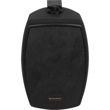 Imagem de HAYONIK, Caixa Ac. Passiva p/Ambientes Ext/Int, IP56, 140W, 2 Vias, Woofer 6,5", Tweeter 1" Titanium, Tela/Suporte Alumínio, Gabinete Polipropileno, 90 dB, Resp Freq 60-20KHz, 70W RMS - HSP670O Preta