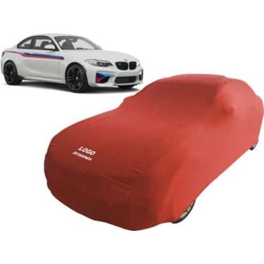 Imagem de Capa Para Cobrir Carro Bmw M2 Série 2 Tecido Helanca - Mz, Vermelha