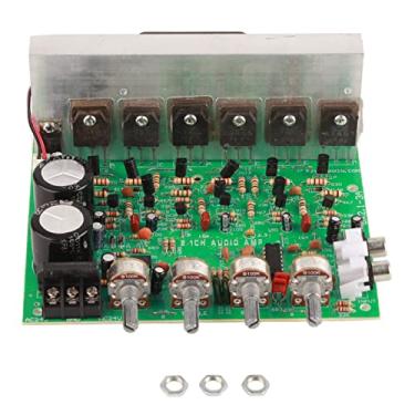 Imagem de Placa Amplificadora de Potência, Módulo de Potenciômetro de Volume de Subwoofer de 2.1 Canais de 300 W, Tamanho Pequeno, Entrada DIY, Circuito BTL, AC Duplo 26 V, 2 X 100 W,