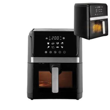 Imagem de Fritadeira Elétrica Sem Óleo 8L Air Fryer Digital Touch 127V/220V 1600