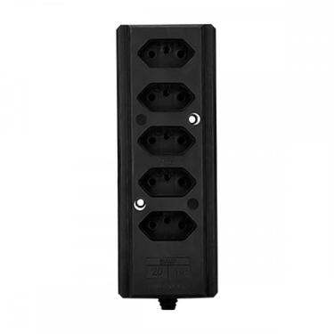 Imagem de Tomada Barra Intern.D Quint 2P+T 20A Preto - INTERNEED, Preto