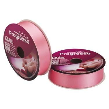 Imagem de Fita de Cetim Progresso 30mm 50 Mts Rosa Pétala 009 
