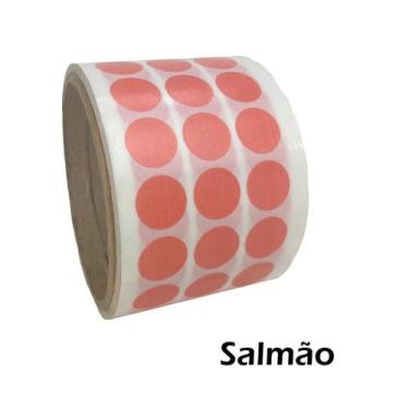 Imagem de Etiqueta Adesiva Autocolante Colorida 15x15mm ideal para organização d