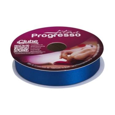 Imagem de Fita de Cetim Progresso 22mm 50 Mts Azul pavão 276