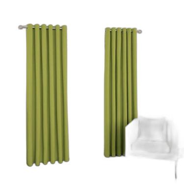 Imagem de Cortina Oxford Verde-Pistache 300X230 Fabritex Enxovais