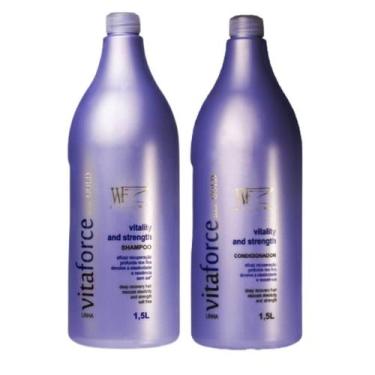 Imagem de Kit 2 Peças Cabelos com Queda Fragilizado Quebradiço Danificado Pós Pr