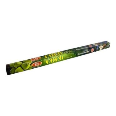 Imagem de Incenso Indiano Bic Coco Caixa com 8 Varetas - Lua Mística - 100% Orig