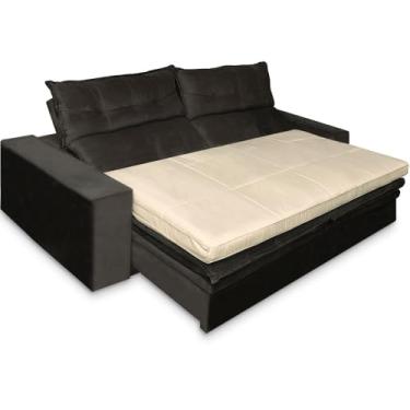 Imagem de Pillow Top para Sofá Retrátil e Reclinável de Fibras Macias Futon Almofada 90x180cm