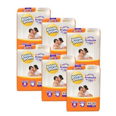 Imagem de Fralda Pom Pom Protek Proteção de Mãe Jumbo XG 120 Unidades