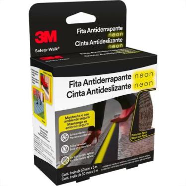 Imagem de Fita Antiderrapante 3M Preta/''Neon'' 50Mm X 5M
