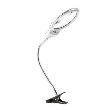 Imagem de Lupa de Mesa com LED Iluminado - Clip-on - 1 unidade