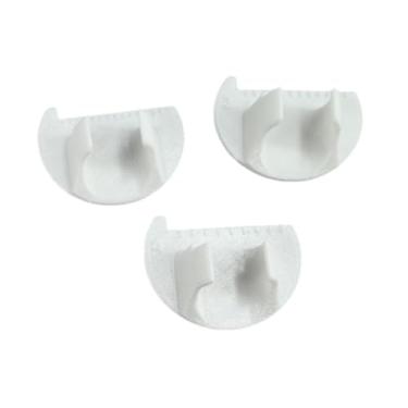 Imagem de ＡＷＨＡＯ 3pcs de medição de medidor de costura Conjunto de ferramentas, costura da régua de dedos, 2 mm, 3 mm ou 4 mm de suprimentos de medição de ponto, para, Branco