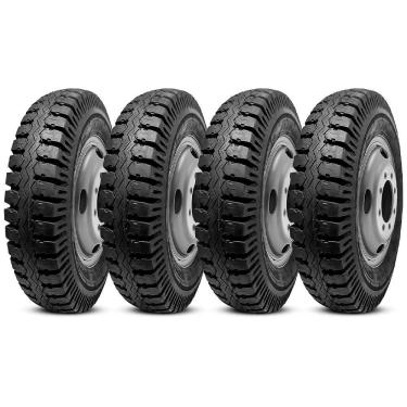 Imagem de Kit 4 Pneu Pirelli Aro 16 7.50-16 116/114L tt Borrachudo Misto Anteo AT59