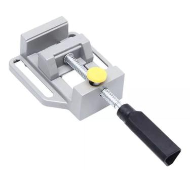 Imagem de Morsa Sargento Para Furadeira Torno Bancada Em Alumínio 70Mm