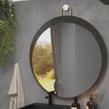 Imagem de Espelheira de Banheiro Redondo 60cm Ref 650