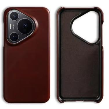 Imagem de Capa Leather Vintage para Huawei pura 70, Honor Magic 5 6 7 Lite, Mate 60, P30 pro e outros (Brown, Huawei P50)