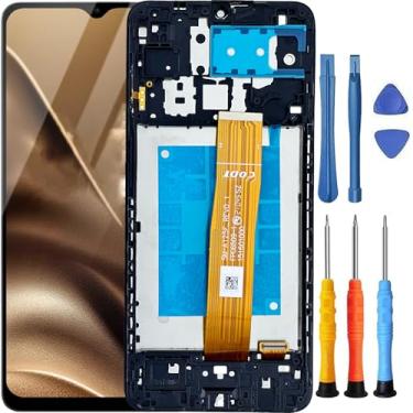Imagem de for Samsung A12 Screen Replacement kit for Samsung Galaxy A12 a125u1 s127dl a125a a125w a125m a125f LCD Display Touch digitizer Screen Assembly Part with Tools 6.5 inch Black with Frame