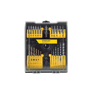 Imagem de STANLEY Jogo para Furar e Parafusar, com Caixa Organizadora e 54 Peças, Modelo STA4107