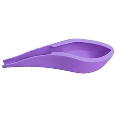 Imagem de Dispositivo de Micção Feminina, Urinol Portátil de Silicone Com Estojo, Faça Xixi para Viagens Ao Ar Livre, Urinol Feminino Com Bolsa (Roxo)
