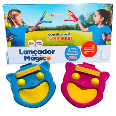 Imagem de Brinquedo Lança E Pega Bolinha Jogo Em Dupla Lançador Bola 4036 Paki T