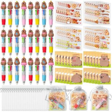 Imagem de Conjunto de presentes de papelaria CY2SIDE Capybara 36 unidades com ca