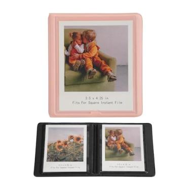 Imagem de Pequeno álbum de fotos Polaroid para fotos instantâneas Polaroid Now, i-Type, 600 e SX-70, comporta 32 bolsos Fujifilm Instax Wide 400/300 filme quadrado (1, rosa pêssego)